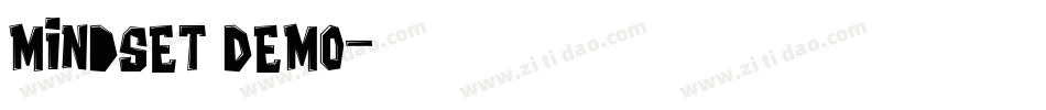 Mindset DEMO字体转换
